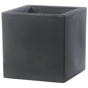 Cube à plantes 'Schio Cubo 30', anthracite