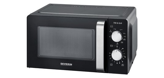 Micro-ondes MW 7781, fonction grill, noir/argent