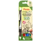 Stylo roller à encre gel EnerGel BL77 Eco, étui de 4