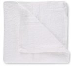Serviette de toilette, en coton 450 g/m², blanc