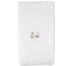Serviette de toilette, en coton 450 g/m², blanc