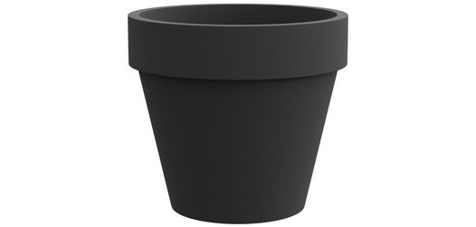 Pot de fleurs 'Standard One 60', antracite