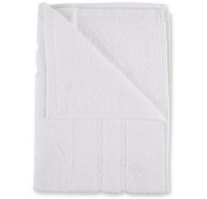 Tapis de bain, 500 x 700 mm, en coton, blanc