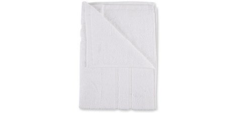 Tapis de bain, 500 x 700 mm, en coton, blanc
