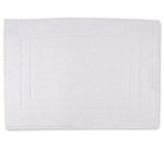 Tapis de bain, 500 x 700 mm, en coton, blanc