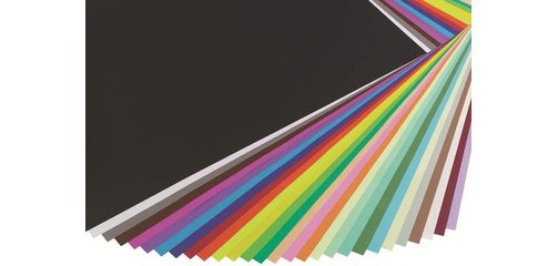 Papier de couleur 'MAYA', 500 x 700 mm, noir