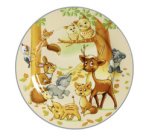 Assiette ANIMAUX DE LA FORET