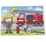 Set de table BERNIE LE POMPIER