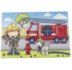 Set de table BERNIE LE POMPIER