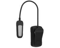 Lampe de chevet LED BOOK LIGHT, rechargeable, noir