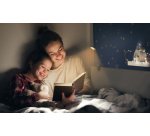 Lampe de chevet LED BOOK LIGHT, rechargeable, noir