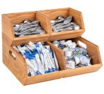 Boîte à buffet, 2 compartiments, chêne naturel