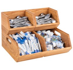 Boîte à buffet, 2 compartiments, chêne naturel