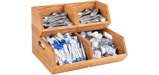 Boîte à buffet, 2 compartiments, chêne naturel