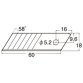 Lame standard BSL-11P pour cutter NT Cutter 18 mm - Boîte de 10