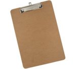 Porte-bloc, en fibres de bois dur, A4 portrait