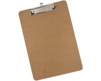 Porte-bloc, en fibres de bois dur, A4 portrait