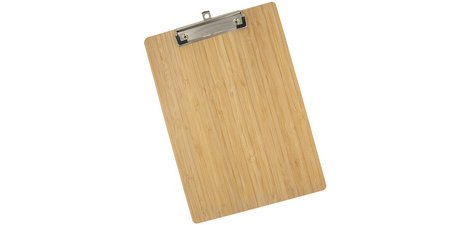 Porte-bloc, en bambou, A4 portrait
