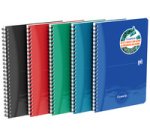 Spiraalschrift Office 'Oceanis' A4 PP geruit