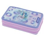 Etui scolaire double 'Mystic Mermaid', 23 pièces