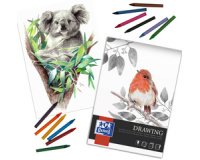 Art Drawing Block 'Drawing', A4, 200 g/m²