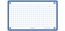 Fiches 'Flash 2.0', 75x125 mm, quadrillé, bleu