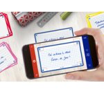 Fiches 'Flash 2.0', 75x125 mm, quadrillé, bleu