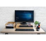 Support pour écran 'Savana', en carton, naturel