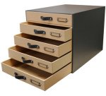 Module de classement 'Savana', A4, en carton, naturel