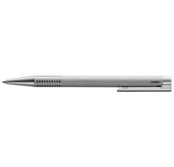 Balpen inklikbaar brushed logo