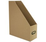 Tijdschriftenhouder 'Savana' A4 in karton naturel kleur