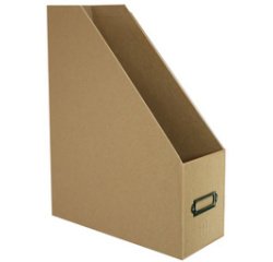 Porte-revues 'Savana', A4, en carton, naturel