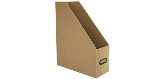 'Savana' magazine rack, A4, cardboard, natural