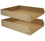 Set de corbeilles à courrier 'Savana', A4, naturel