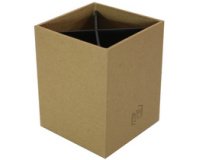 Potloodhouder 'Savana' A4 in karton naturel