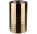Seau à bouteille GOLD, inox, doré