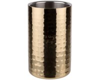 Seau à bouteille GOLD, inox, doré