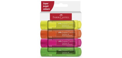 FABER-CASTELL Surligneur TEXTLINER 1546, étui en carton de 6