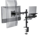 Support d'écran et d'ordinateur portable, noir