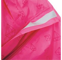 Poncho de pluie enfants ReflActions 'Diamant', rose