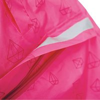 Poncho de pluie enfants ReflActions 'Diamant', rose