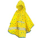 Poncho de pluie enfants ReflActions 'Diamant', rose
