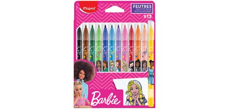 Feutre Barbie, étui en carton de 12