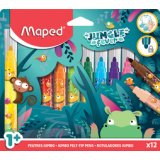 Feutre JUNGLE fever JUMBO, étui en carton de 12