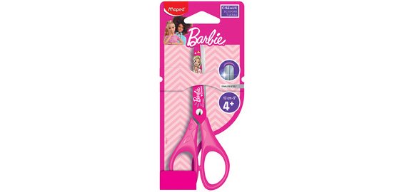 BARBIE scissors, round, 130 mm