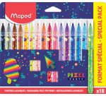 Viltstift Maped Pixel Party set à 12 kleuren