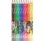 Barbie colored pencil, cardboard case of 12