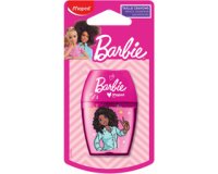 Barbie pencil sharpener, plastic, pink