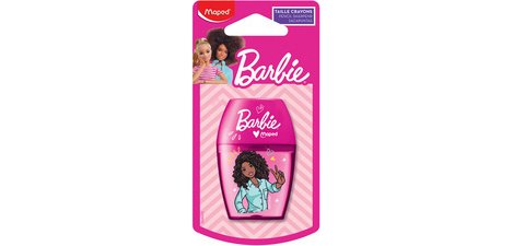 Taille-crayon Barbie, en plastique, rose