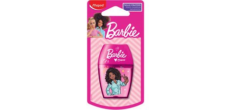 Taille-crayon Barbie, en plastique, rose